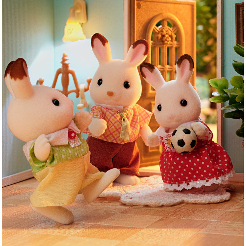 La famille Lapin Chocolat