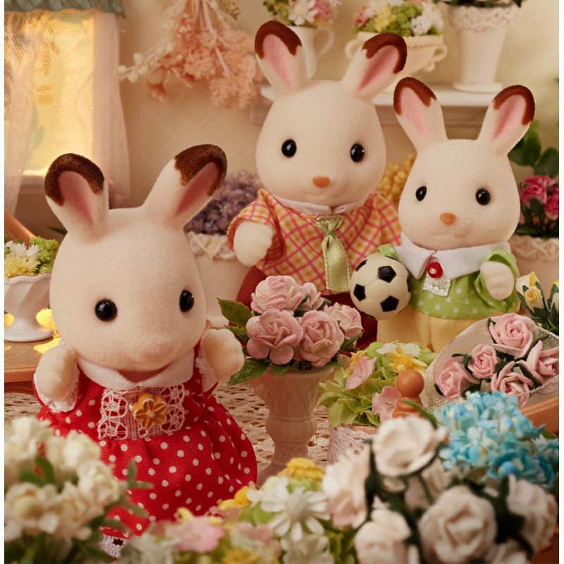La famille Lapin Chocolat