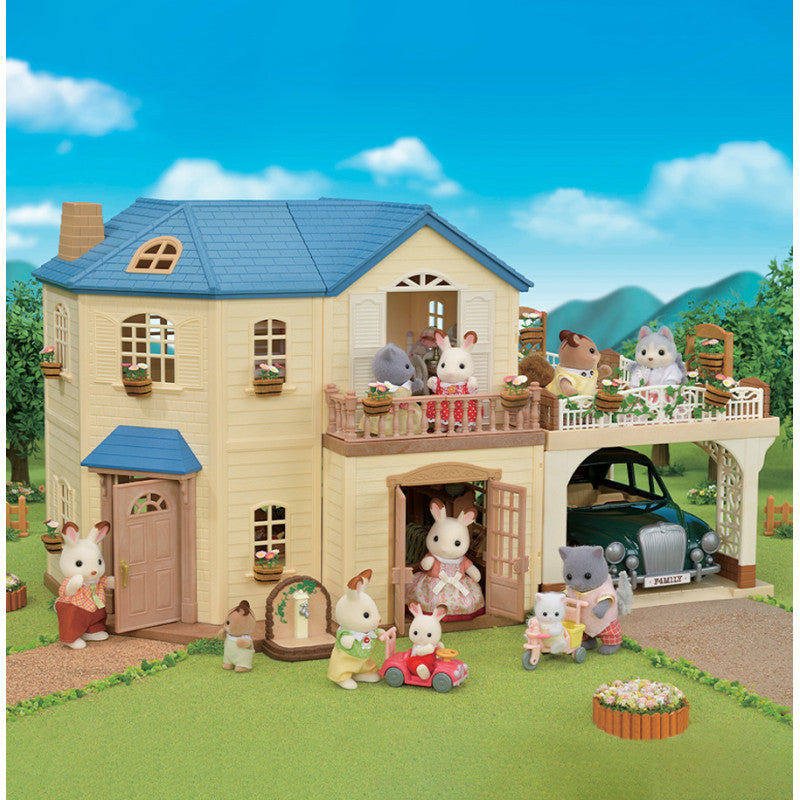 Le coffret grande maison et son abri voiture