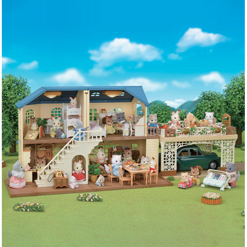 Le coffret grande maison et son abri voiture