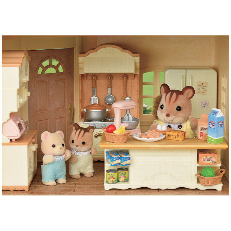 Le coffret grande maison et son abri voiture