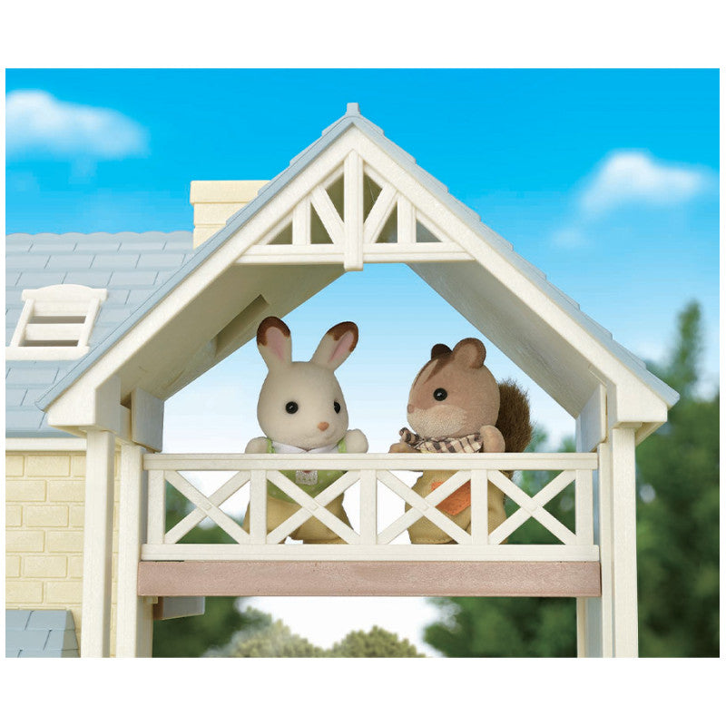 Le coffret cottage au toit bleu