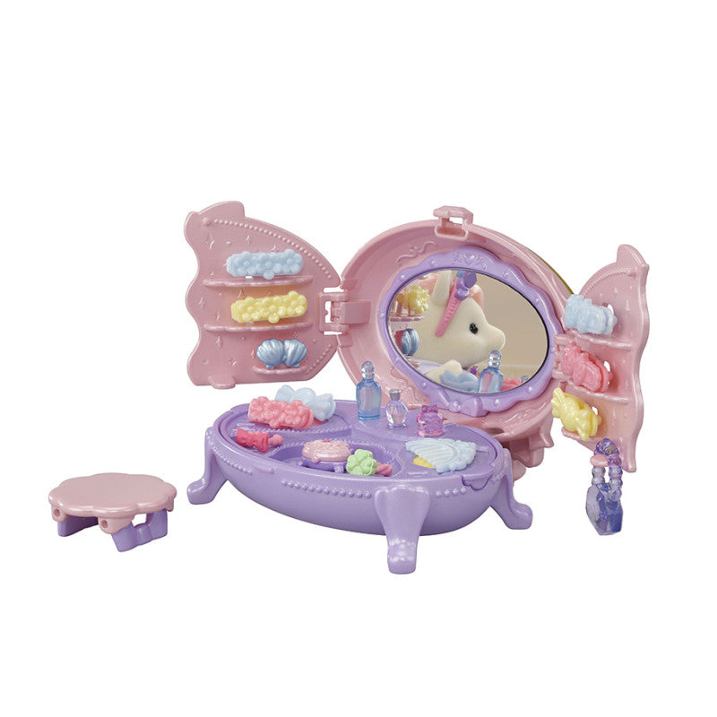 La coiffeuse de la fille Poney