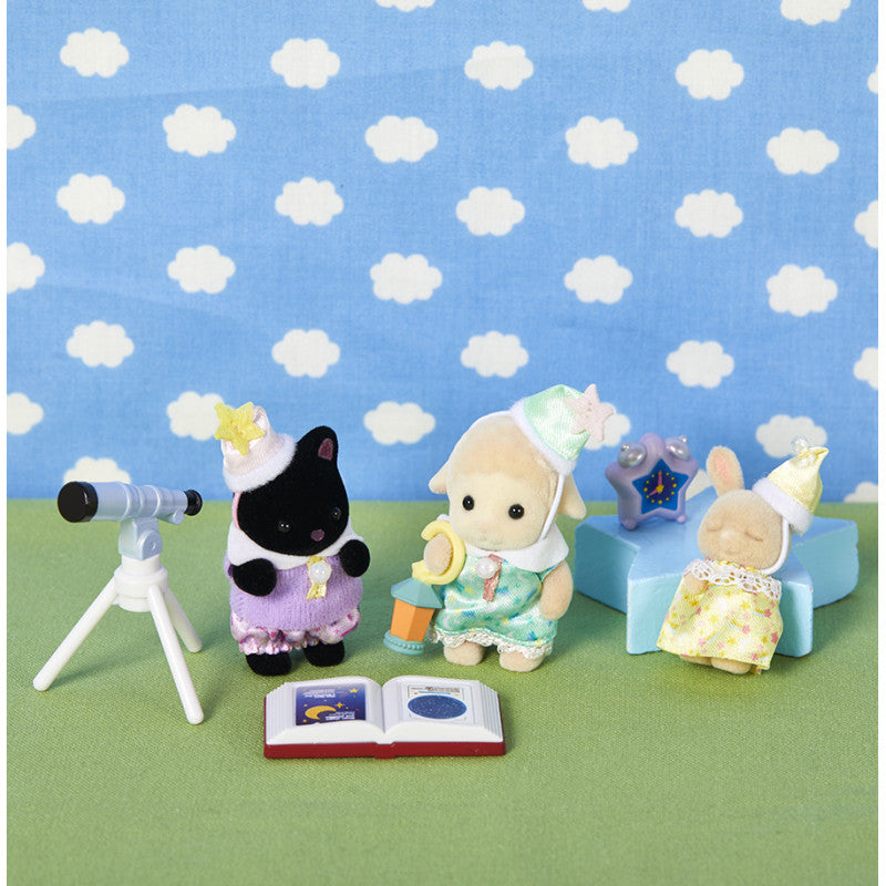 Le trio des bébés pyjama party