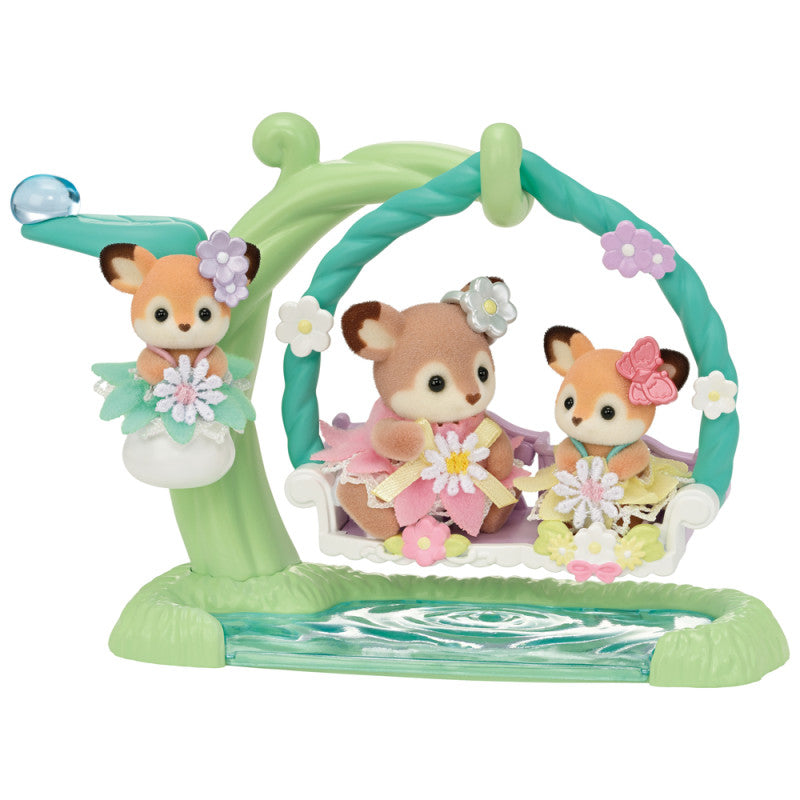 Les bébés Biche et balancelle
