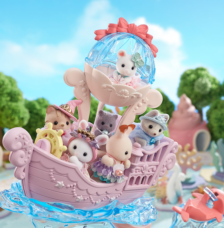 Acheter le chateau des sirènes Sylvanian Families | Boutique Officielle