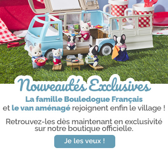 Sylvanian Families - Famille Ecureuil Roux - Figurines et mondes  imaginaires - Jeux d'imagination